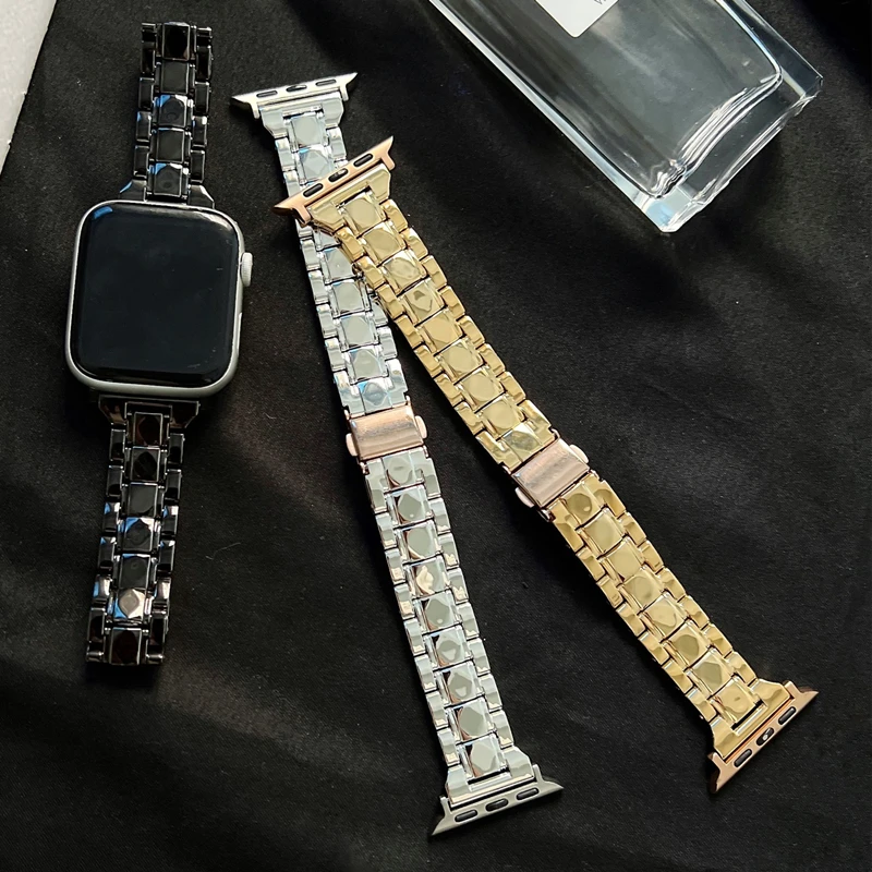 Resin Strap For  Apple Watch Ultra band 49mm 45mm 44mm 42mm 38mm 40mm 41mm Slim Light Bracelet For iWatch serie 8 7 6 SE 5 4 3