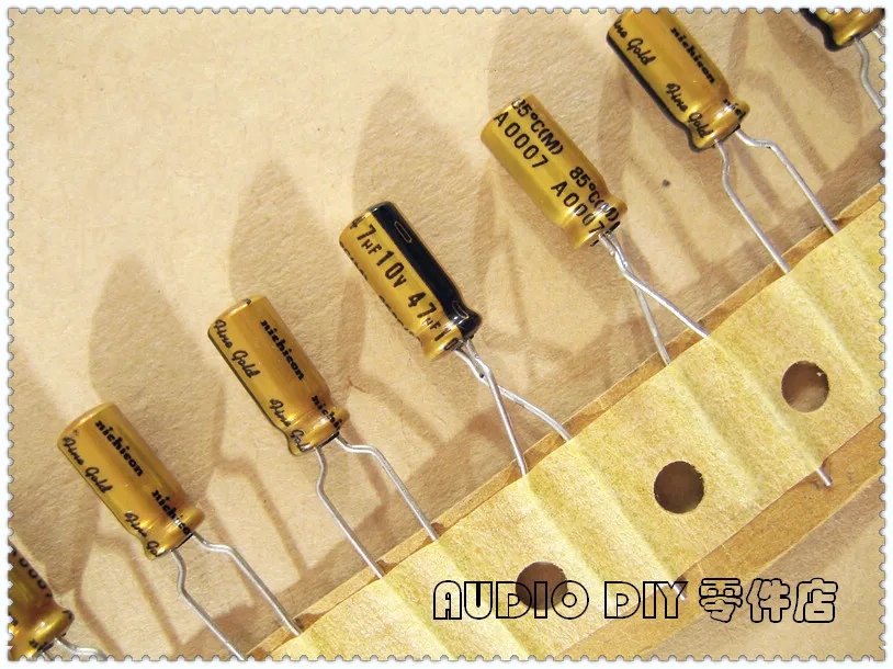 20PCS/100PCS Nichicon (fine gold) FG Series 47uF 10V 10V47UF Audio Electrolytic Capacitor