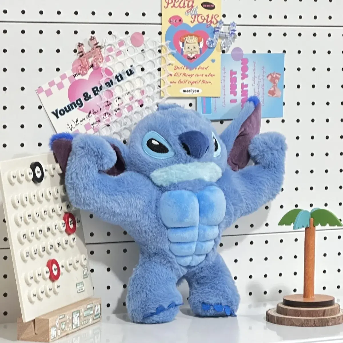 Muscle Stitch Stuffed Plush Toy, Interstellar Character Doll, Decorative Ornament, Birthday Present