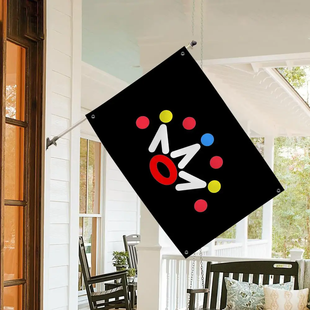 S-ScoTTY C-CameRONS Flags No-installation Foldable Flag, Personalized Logo Banner for Dorm, Outdoor Picnics, Balconies