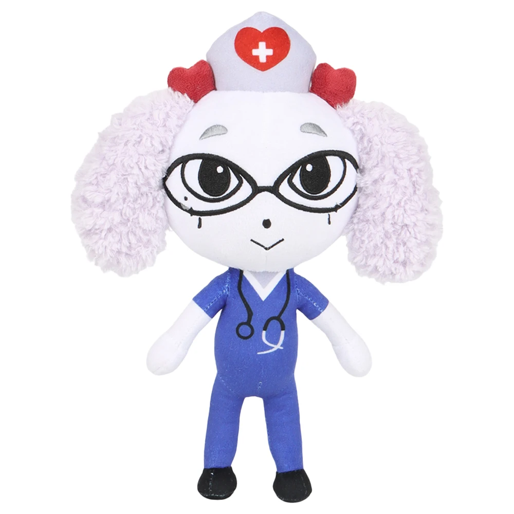 New Cute Animal Hospital Plush Toys Movie Stuffed Animal Shopkeeper Nurse Slimebert Secret Agent Ron Noir Security Rascal Toys