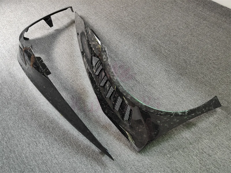 Factory direct sales of high-quality forged carbon fiber V-style front fenders for Lamborghini LP580 LP610 body kit