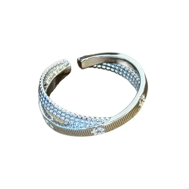  Vintage Stone Finger Rings Alloy Texture Perfect for Fashion Enthusiasts Present