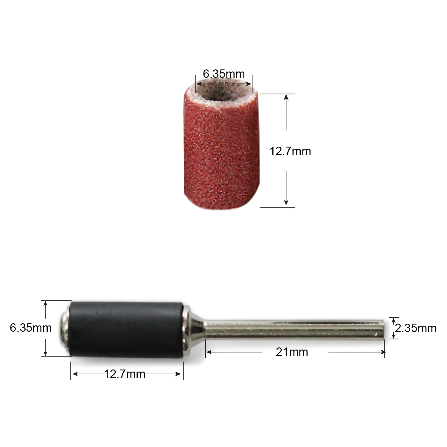 103 Stück Schleif trommel Kit Körnung # Schleif band für Dremel hülsen für elektrische Mini-Winkels chl eifer Schleif dorn