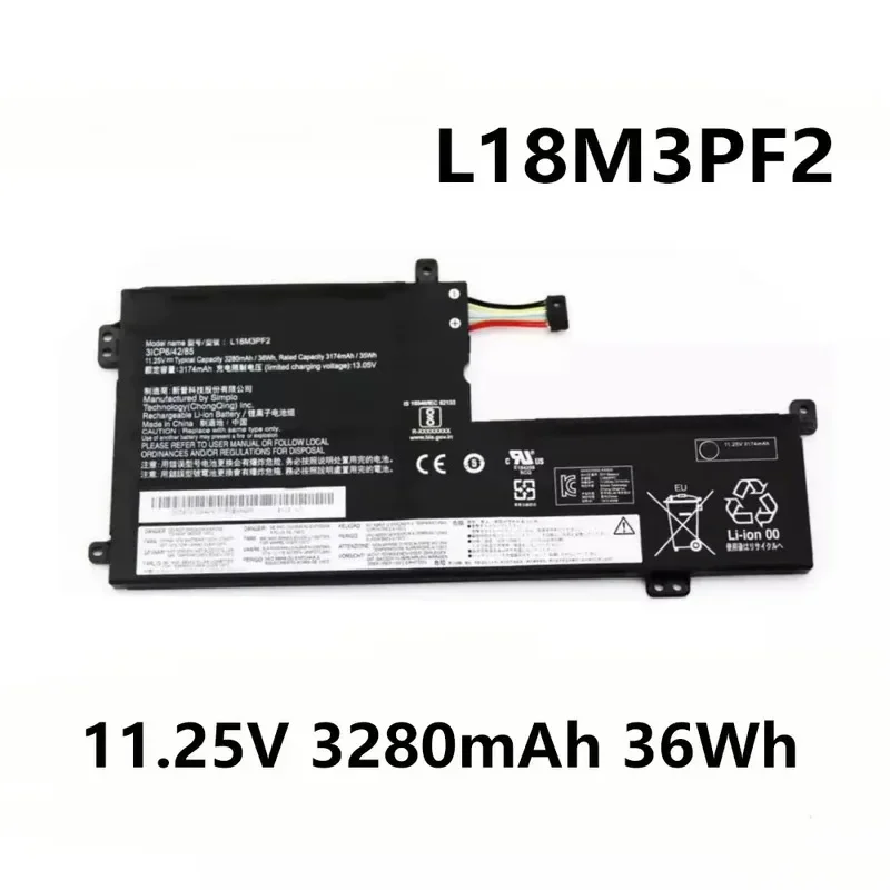 

L18M3PF2 11.25V 3280mAh 36Wh Laptop Battery for Lenovo Ideapad L340-15IWL 17API L340-17IWL 5B10T03404 5B10T26393 5B10W67321