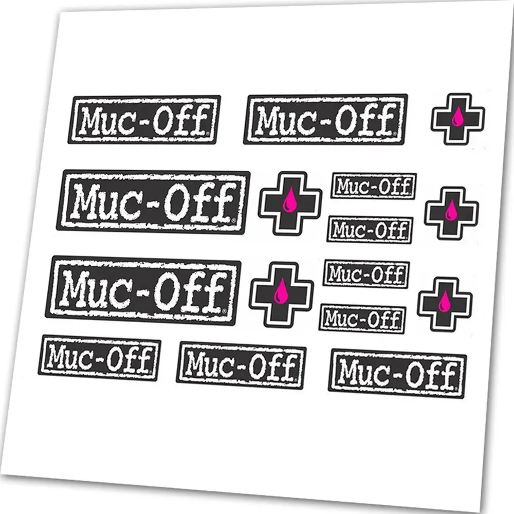AliExpress NONE For Muc Off Bike Bicycle Graphic Adhesive Decal Stickers Set Quality Vinyl Print Laminated