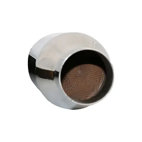 Car Exhaust System 57mm Inlet Outlet Metal catalytic converter Universal car High Flow Exhaust Catalyst