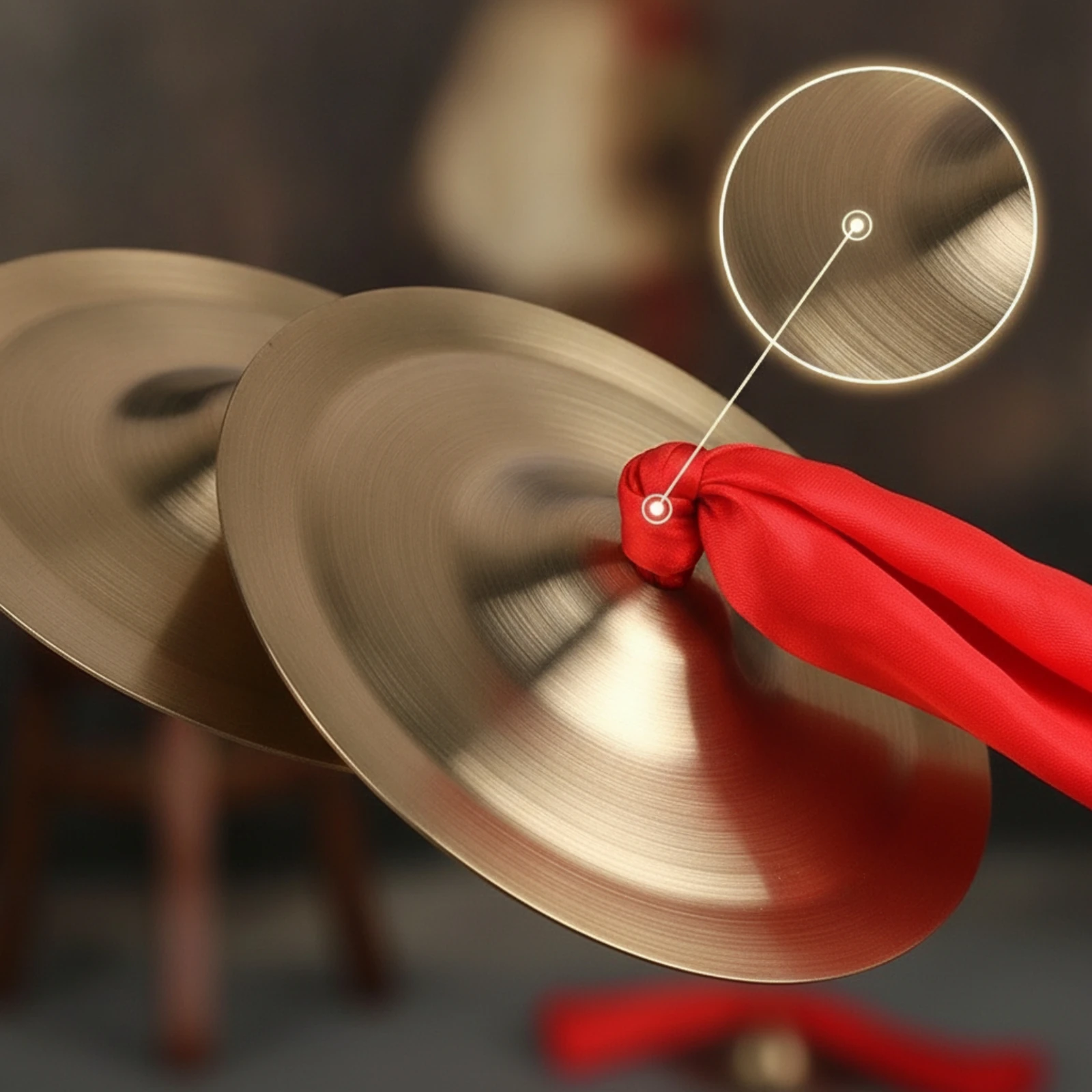 Hand Cymbals Polished Sagats Cymbal Traditional Percussion Instrument Long-Lasting for Performers, Stage Performances