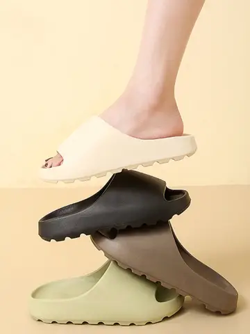 Men's Slippers Cloud Thick-soled Sandals Summer Fashion Soft Bottom Beach Men Slippers Women's Sandals EVA Slides Beach Sandals