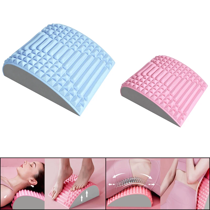 

Back Stretcher Pillow Neck Lumbar Support Posture Corrector Massager Neck Waist Back Sciatica Herniated Disc Muscle Relaxation