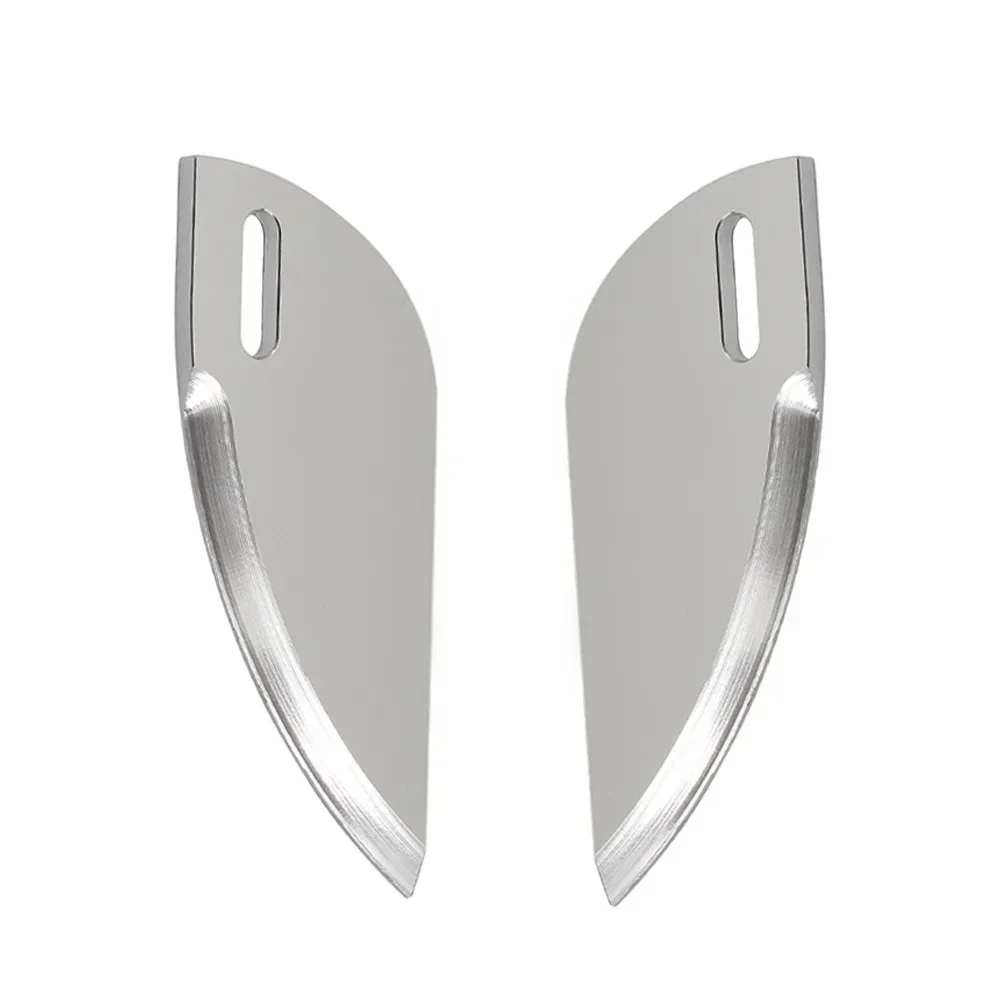 68x30mm Modello RC Barca Coltello Acqua Girare Pinne A getto d'acqua ausiliario per Barche telecomandate elettriche Nitro Power