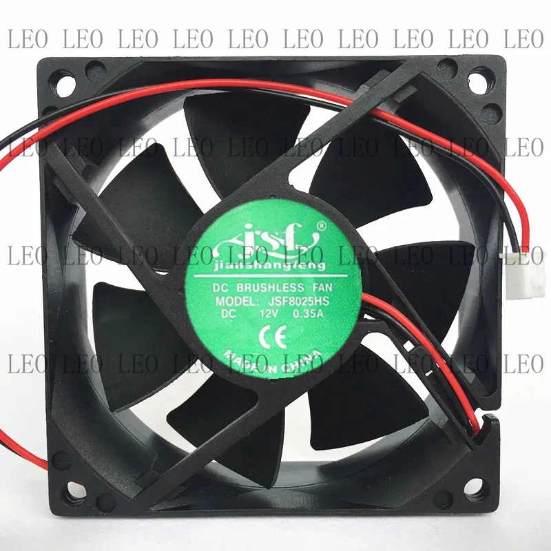 AA  JSF8025HS 12V 0.35A 8CM 8025 Vermicer Dryer Violent Cooling Fan