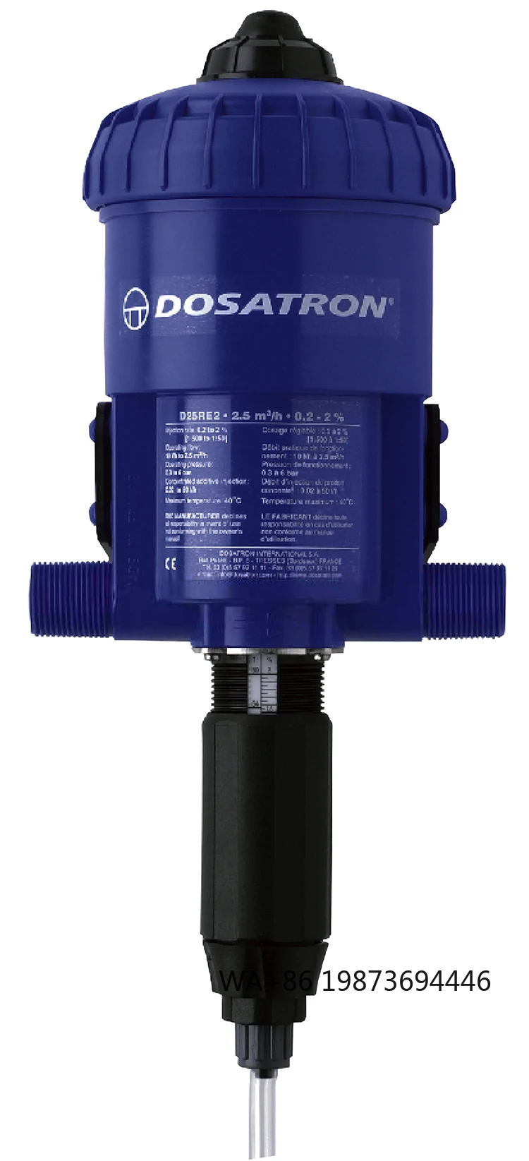 

Latest D25RE2 Dosatron Dosing Filtration System, High Rigidity for Poultry Drinking Irrigation