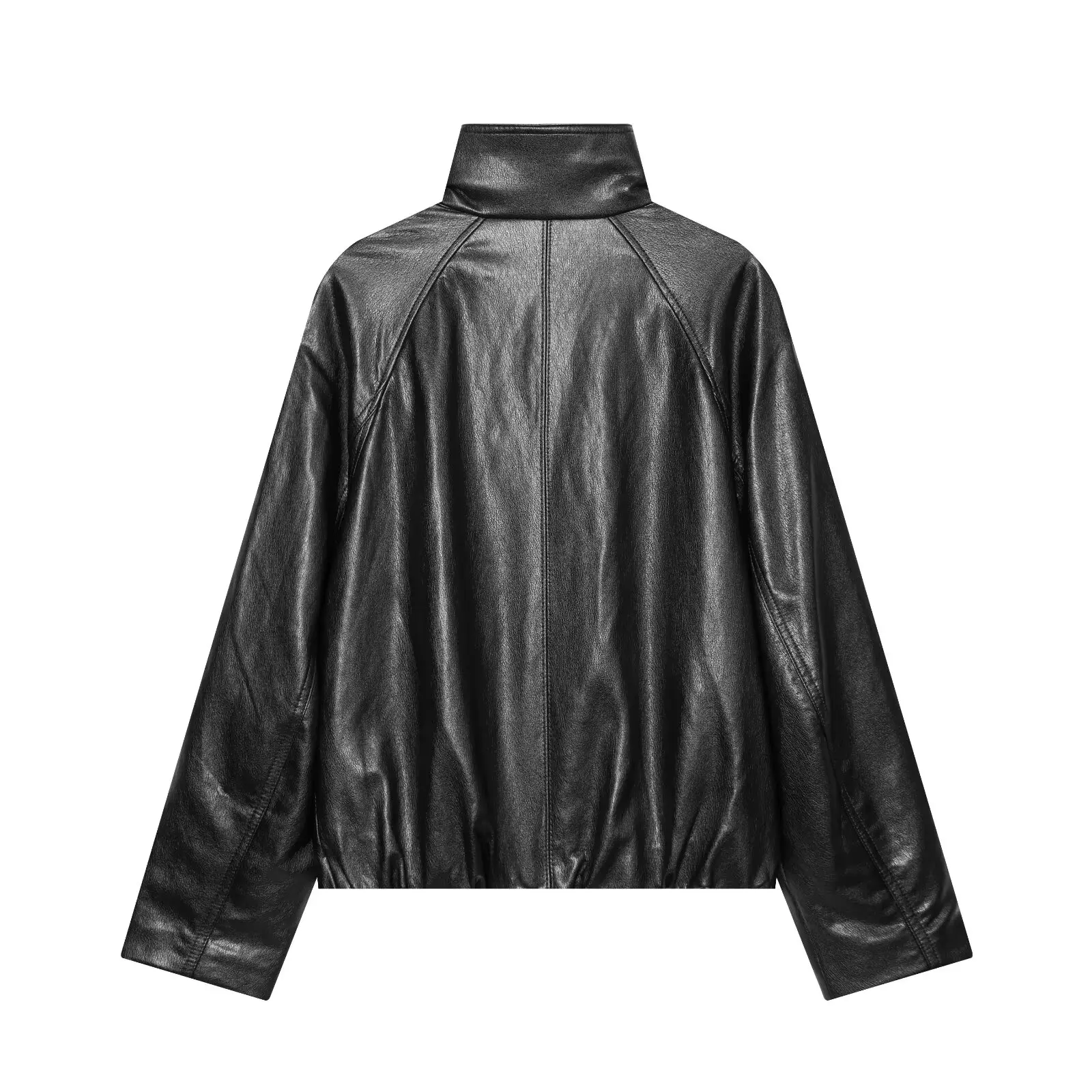 Leather Jackets Women's Pu Coat 2026 zanaban Long Sleeve Jackets Streetwear Fashion Chic Outwear Elegant Casual Loose Jackets