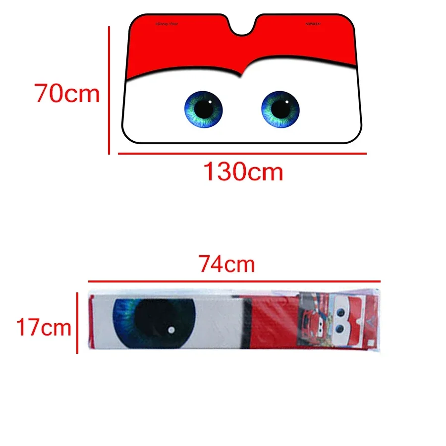 6 Color Car Sun Protection Eye Pattern Heated Windshield Sun Visor Window Windshield Sun Shade Car Sun Visor Car Sun Visor image 4