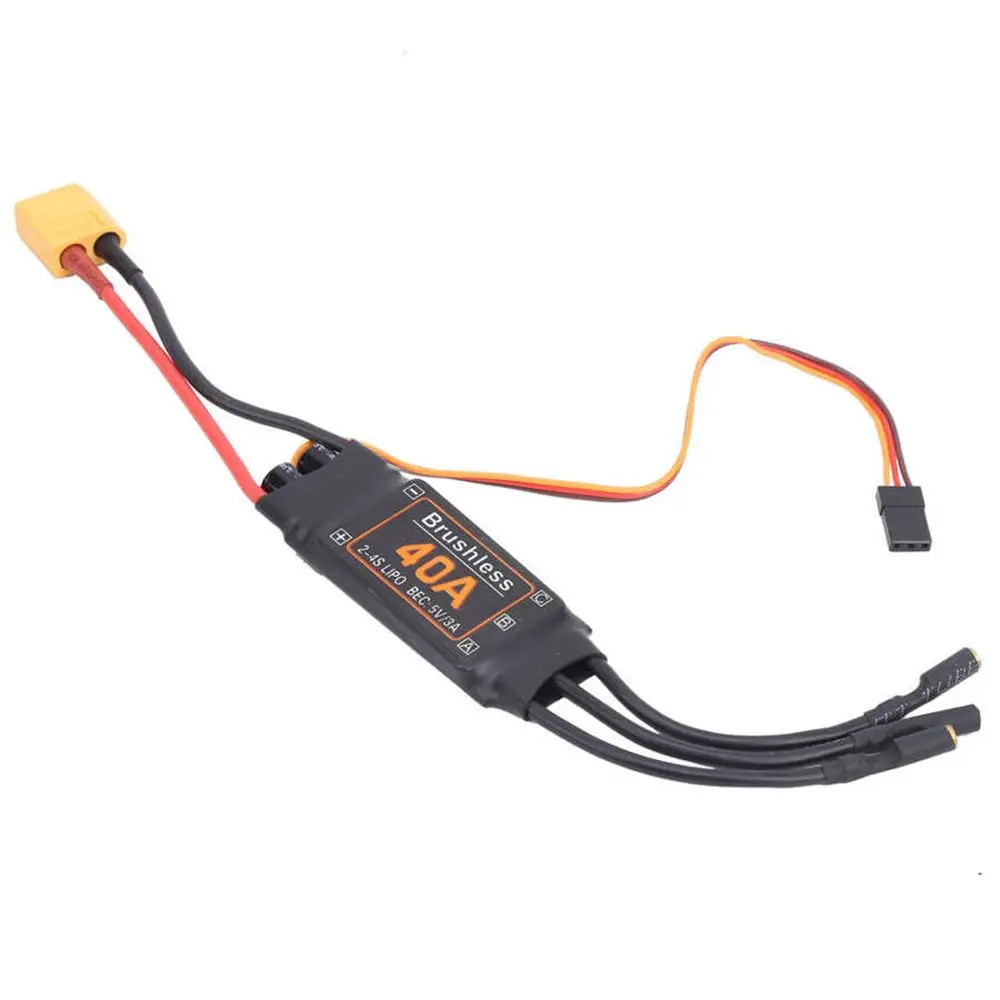 for RC Drone Airplanes Remote Toy Spare Parts 5V/3A XT60 Plug Brushless ESC Speed Controller BEC Output