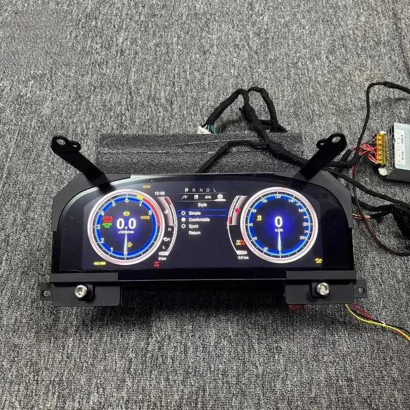 Car Interior Modified LCD Digital Dashboard Upgrade for Land Cruiser LC100 LC200 LC300