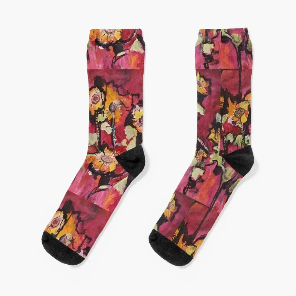 

Sunflower Garden Socks short christmas stocking designer Soccer Men's Socks Women's