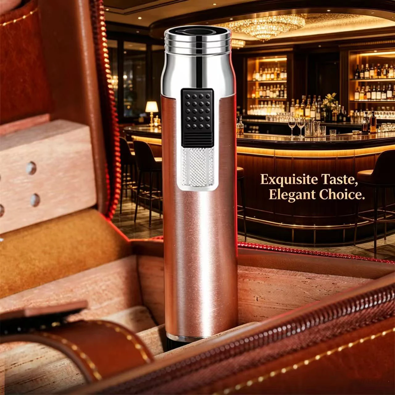 Pen-style compact and slender pressurized windproof lighter manufacturer direct sales high-quality straight-flow lighter