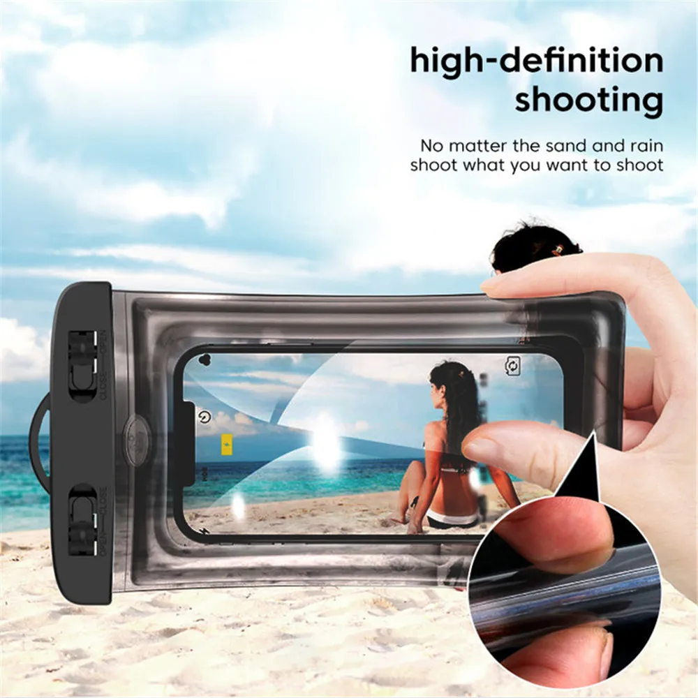 Olaf Universal Waterproof Phone Case For iPhone 13 12 Xiaomi Huawei Samsung Mobile Phone Transparent Underwater Swimming Dry Bag