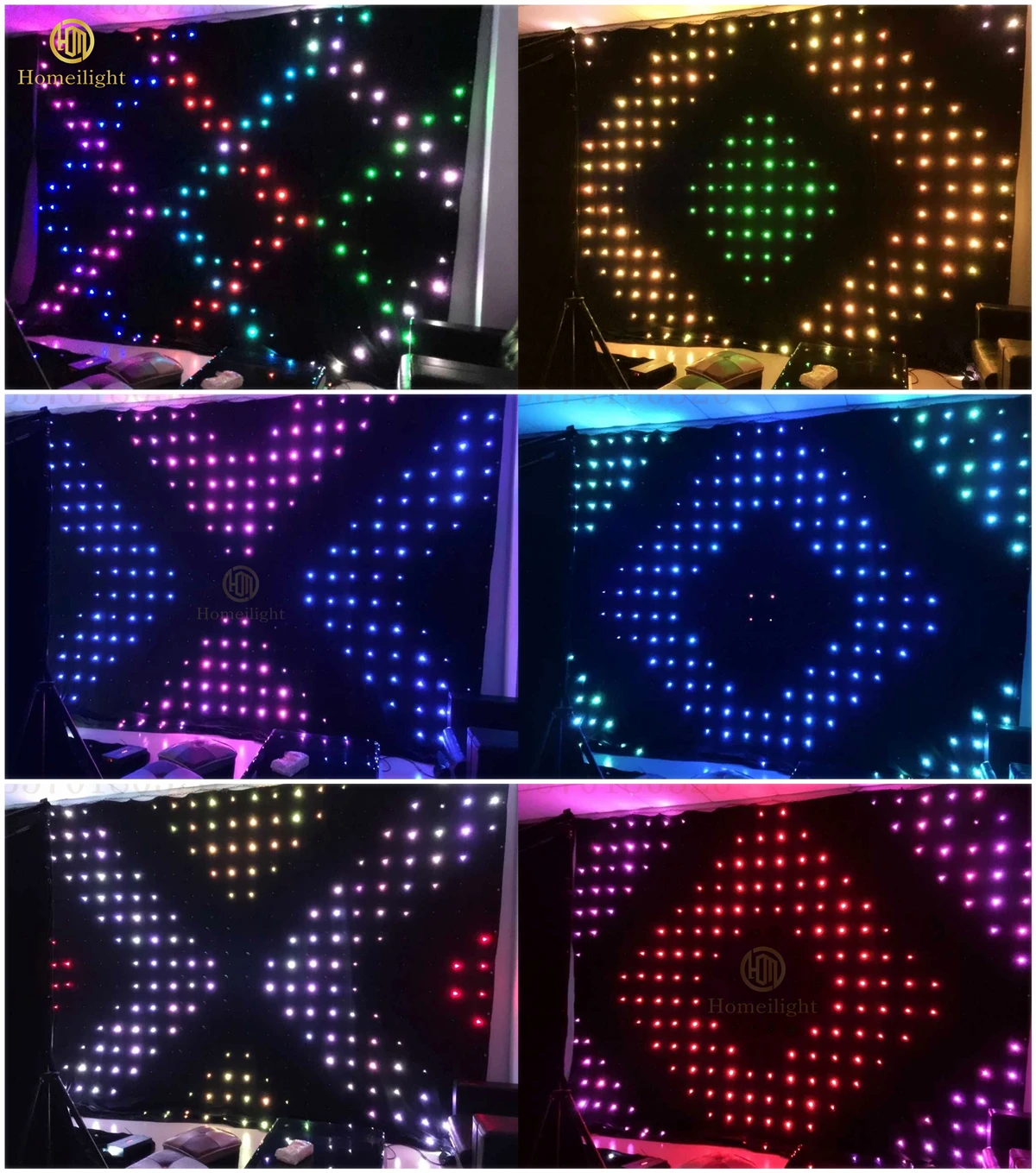 P10cm 4*6m Led Video Curtain F - Event Party Dj 评论和价格