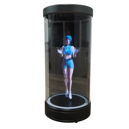 

New Release 3D Hologram Advertising Displayer LED Display Projector Tabletop Transparent Remote Advertise Signage And Displayer