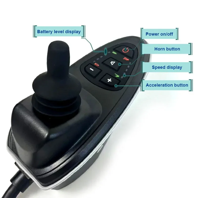 Electric Wheelchair Controller Accessories Universal Vehicle Wanxiang Joystick Smoothly Shifting Parking High Safe Function