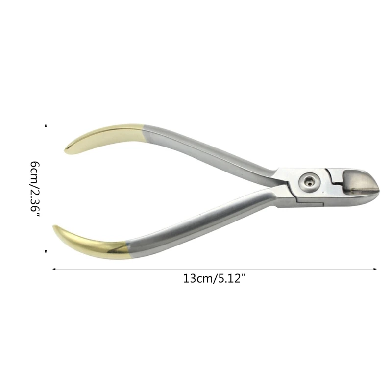 Dental Orthodontic Distal End Cutter Wire Pliers Flush Cut Safety Orthodontic Side Cutter Hard Wire Pin Cutting Pliers