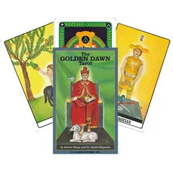 Golden Dawn Tarot 78 Divination Cards Set Deck Oracle Card Family Party Playing Cards Board Game