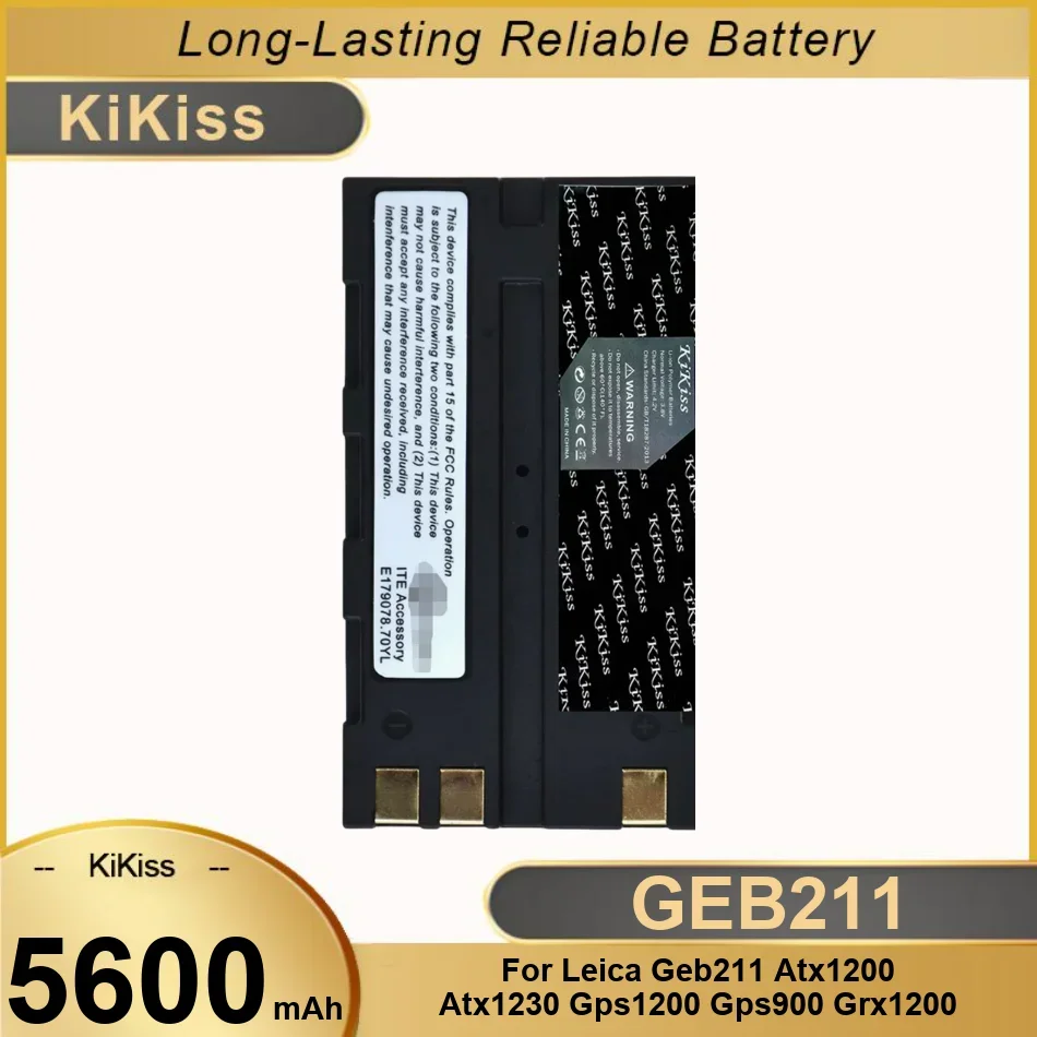 

Эффективный аккумулятор тахеометра 5600 мАч для LEICA GEB211 ATX1200 ATX1230 GPS1200 GPS900 GRX1200 GEB211