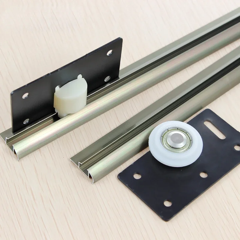 grey sliding door rail chute sliding door double slide sliding door rail wardrobe door furniture cam rail