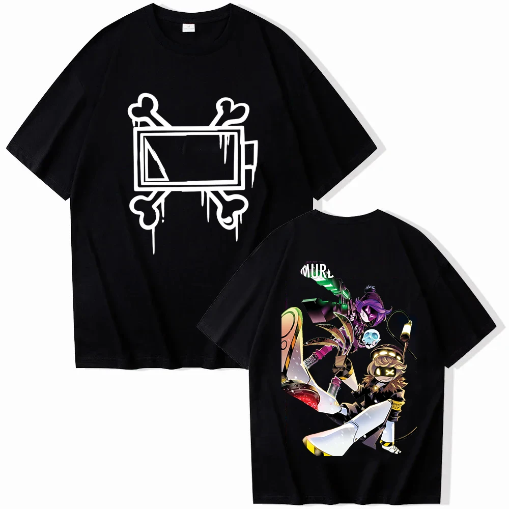 Murder Drones T Shirt Uzi and N Graphic Tops Men Women Summer Fashion Short Sleeve Crew Neck Tee Funny Streetwear Unisex T-shirt