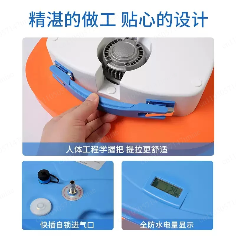 Diving Snorkel Equipment Trap Mobile Ventilator Support Deepest To10M Time 2.7-5H Underwater Snorkel Winter Ice Diving Z270/Z500