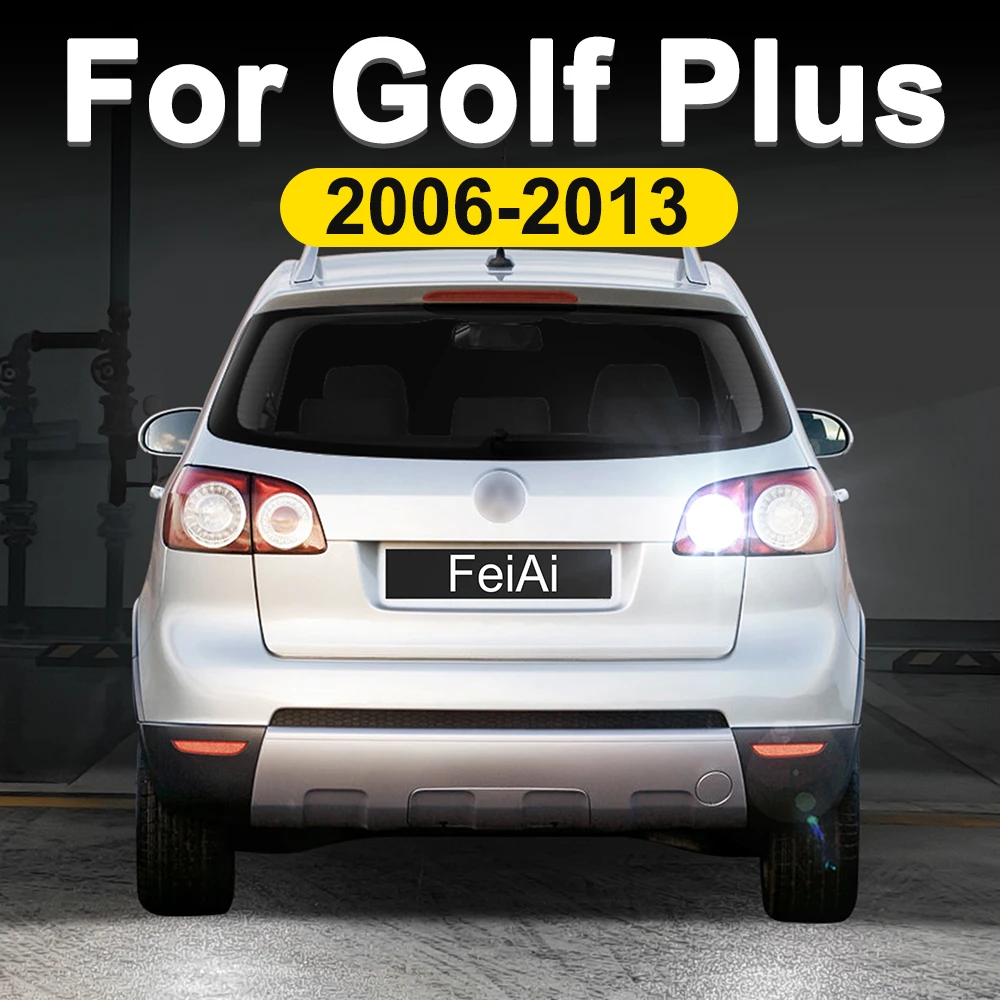 Image of LED-Rückfahrscheinwerfer für Volkswagen VW Golf Plus 5M1 521 Zubehör 2006 2007 2008 2009 2010 2011 2012 2013 Rückfahrlichtbirne