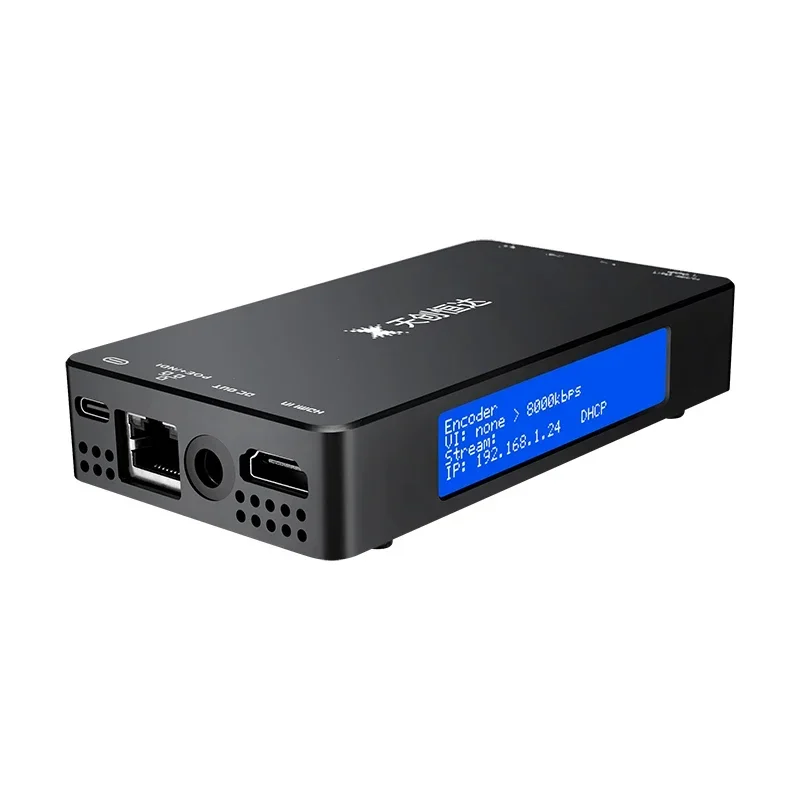 2026 Bulit-in Tally TF Card Recorder 4K NDI POE Video Streaming Encoder Decoder