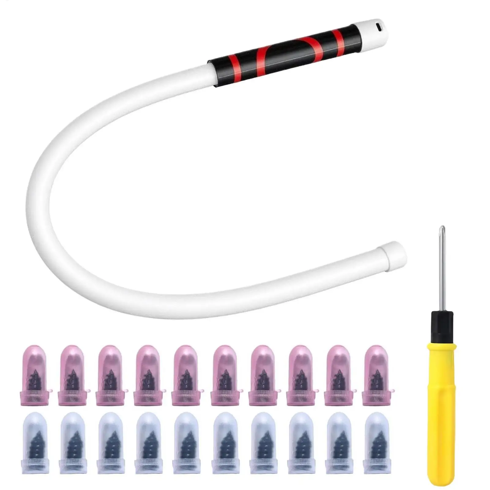 Bendable LED Flashlight Stick Long Flexible High Lumen Professional Car Repairs Work Light for Tight Spaces Engine Bay Mechanics