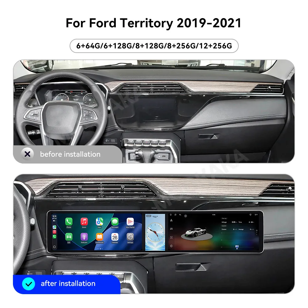 Touch Screen Car Radio For Ford Territory 2019-2021 Android GPS Automotive Multimedia Auto Radio Stereo Receiver Head Unit