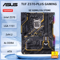 Asus TUF Z370-PLUS GAMING Motherboard LGA 1151 Intel Z370 DDR4 64GB support i3-8100 i5-9400F G5400 i5-8500 i3-8300 cpu ATX
