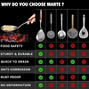 1Pc Heavy-Duty Stainless Steel Ladle Skimmer - High-Temp Resistant Fine Mesh Ergonomic Handle for Frying Hot Pot Kitchen Utensil 5