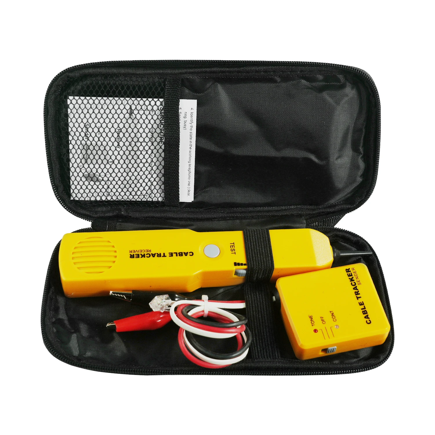 

2026 EW Durable Handheld Telephone Cable Tracker Wire Detector Line Cord Tester Tool Kit Tone Tracer Receiver