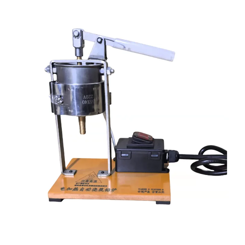 Automatic Feeding and Pressing Lead and Tin Molding for Casting Furnaces with Electric Heating