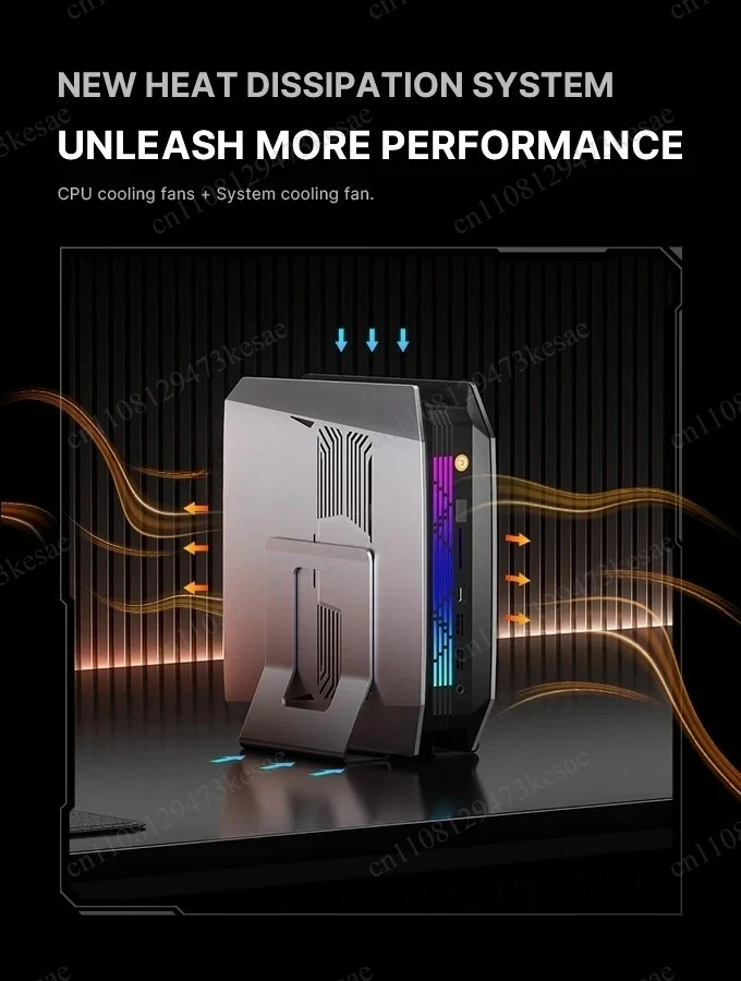 AI Max+ 395 Mini PC 128GB LPDDR5X (96GB VRAM) 2TB SSD WiFi 7 Gaming AI Workstation Desktop Computer