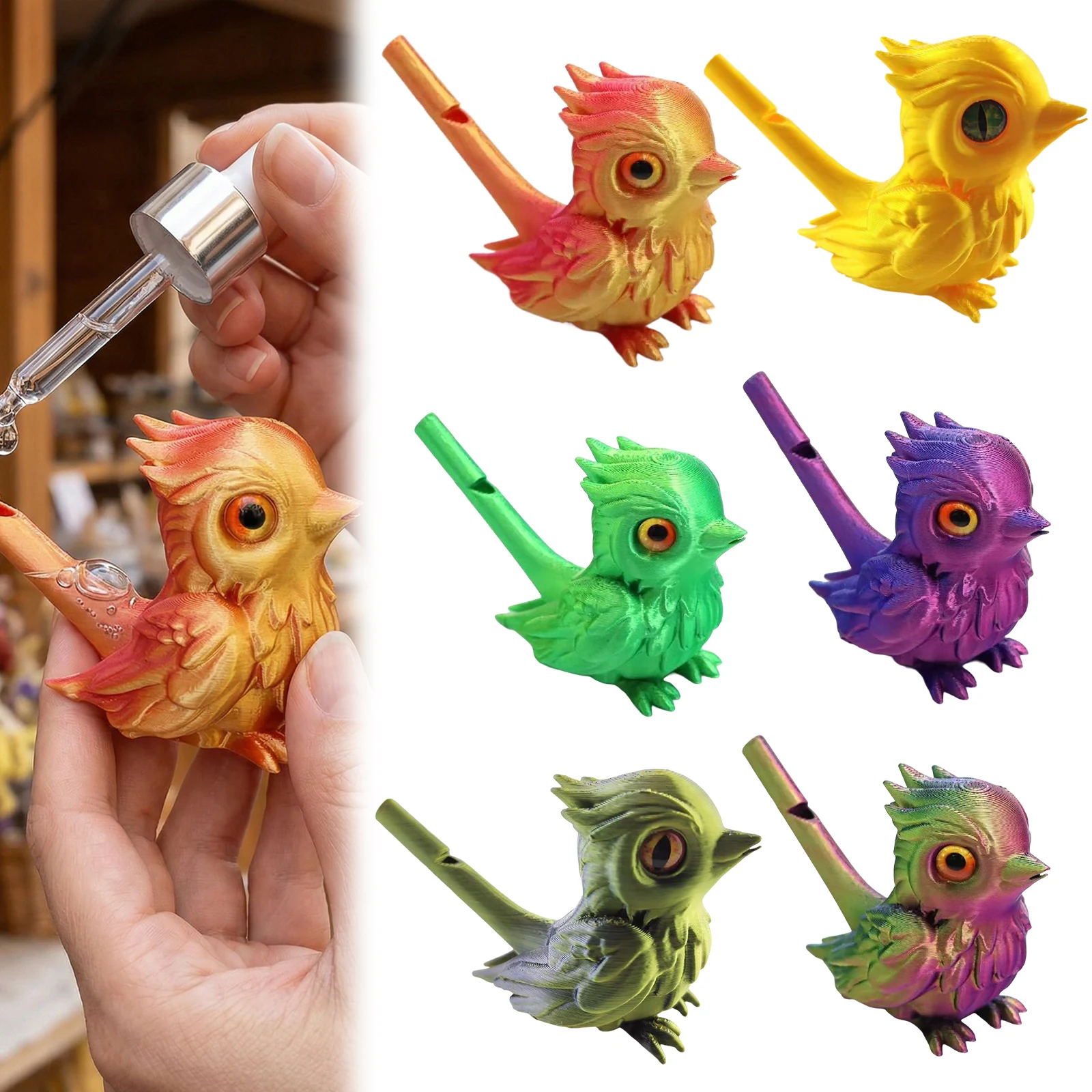 6Pcs 3D Printed Birds Whistles - огляд і ціна 3D Printing Enthusiast