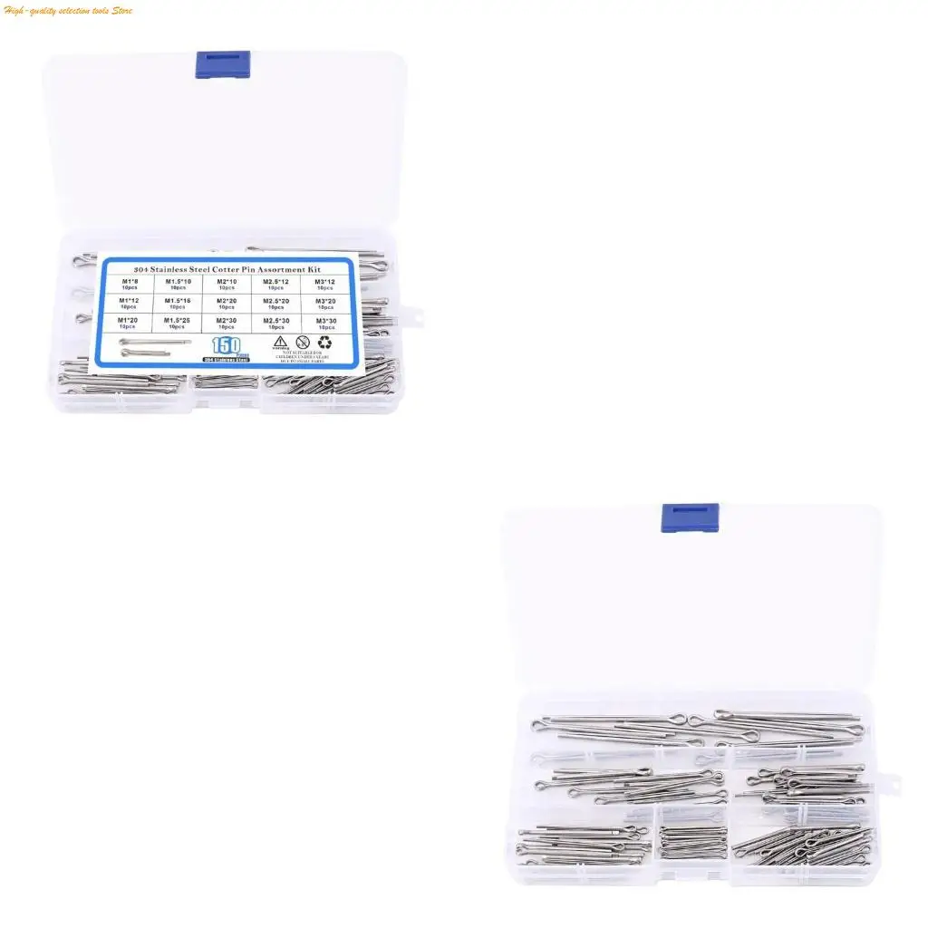 203F Heavy Duty 150Pcs Stainless Steel Clevis Pin Collection for Trucks and Trailers