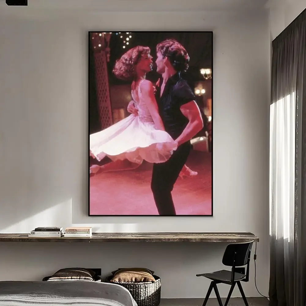 80s Classic Movie D-Dirty Dancing Vintage Film Poster Paper Print Home Living Room Bedroom Entrance Cafe Art Painting Decoration