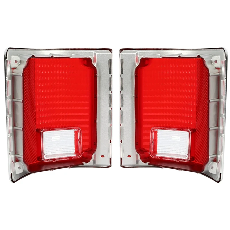 Tail Light Lamp Lens 1Pair Set Taillight 5968329 5968330 For Chevy C10 C20 C30 K10 1973-1991-Boom