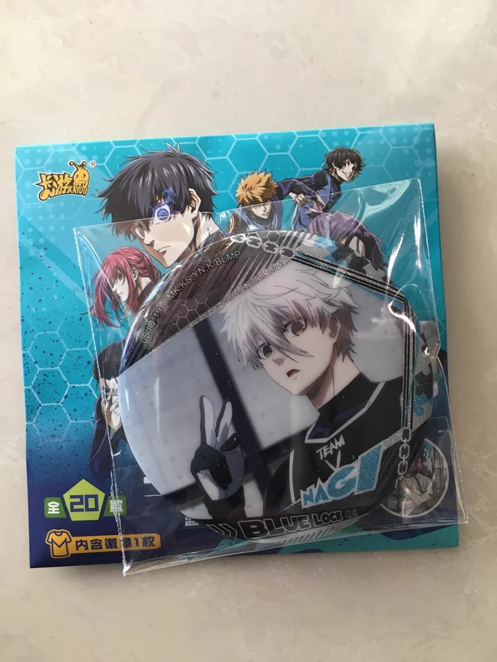 

Anime Movie Blue Lock Badge Series Blind Box Anime Peripheral Tinplate Badge Cosplay Requisiten Rucksack Decora Collection Gift