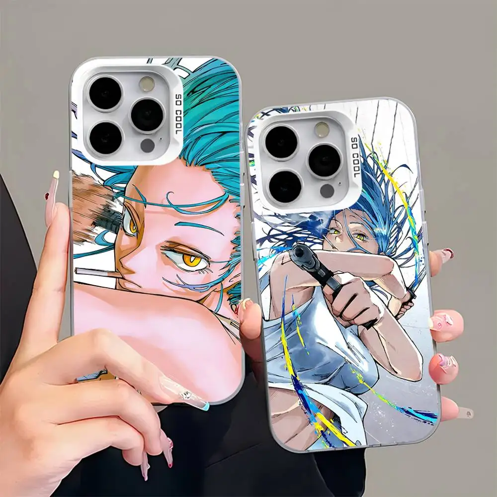 

Rion Akao S-Sakamoto Phone Case For iPhone 16,15,14,13,12,11,Pro,Max,Plus,Mini,XS,SE Anti Fall Gray White Matte Hard Bumper