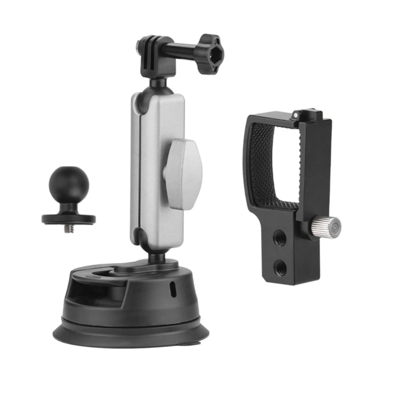 Bộ phụ kiện kẹp mở rộng camera thể thao cốc hút ô tô cho túi 3/điện thoại