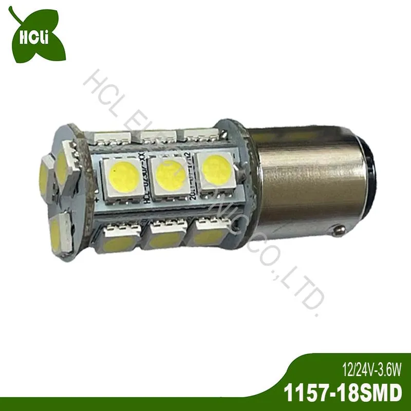 

High quality 12V 24V P21/5W BAY15D BAZ15D 1157 PY21/4W Car Led Brake Light Truck Bulb Stoplight Ship Lamp free shipping 50pc/lot